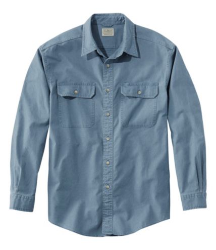 Men's Sunwashed Canvas Shirt, Traditional Fit | Shirts at L.L.Bean