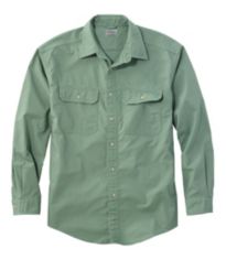 Men's Wrinkle-Free Ultrasoft Brushed Cotton Shirt, Long-Sleeve, Slightly  Fitted Untucked Fit