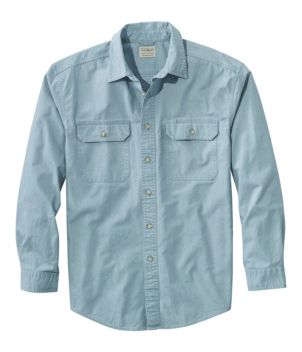 Men's Sunwashed Canvas Shirt, Traditional Fit