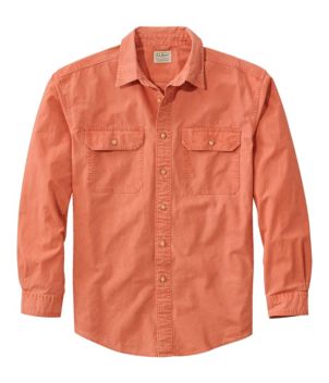 Men's Sunwashed Canvas Shirt, Traditional Fit