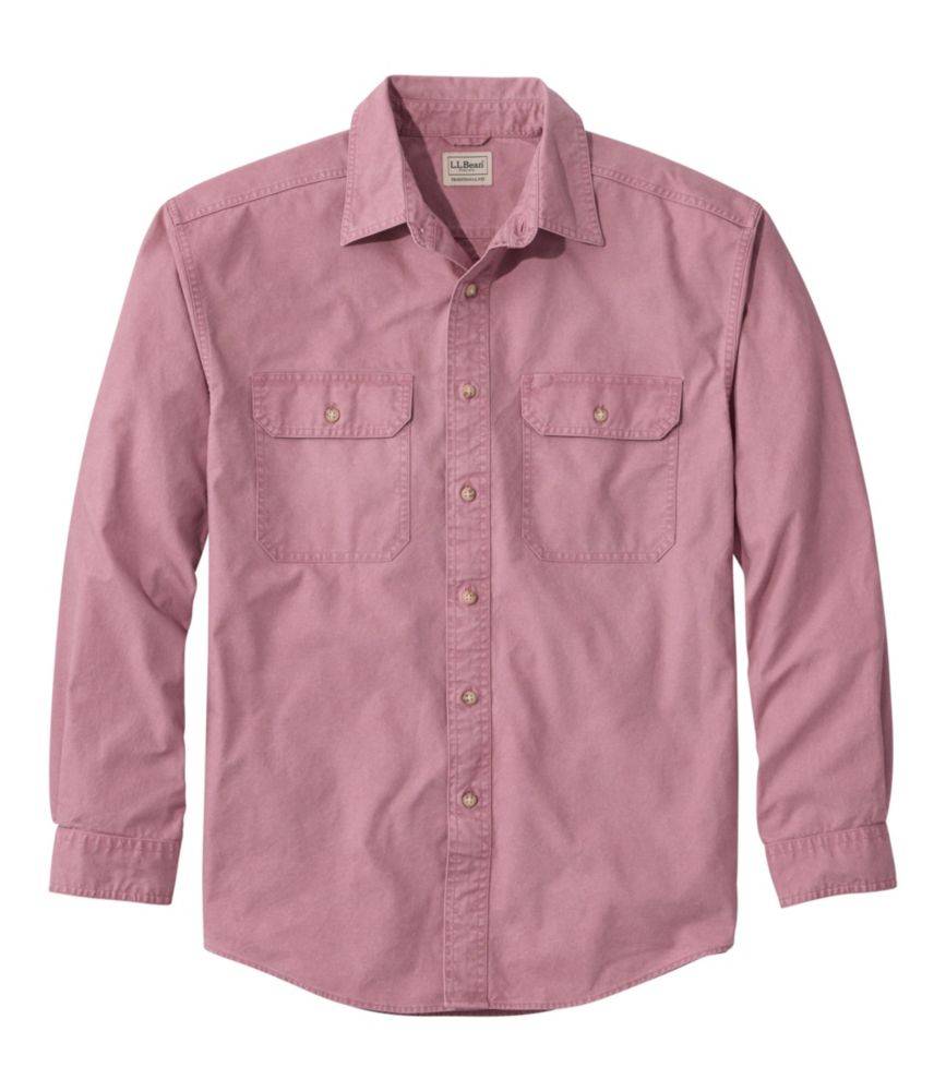 Men's Sunwashed Canvas Shirt, Traditional Fit