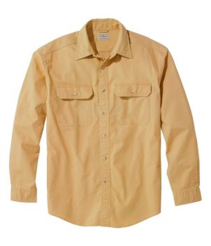 Men's Sunwashed Canvas Shirt, Traditional Fit