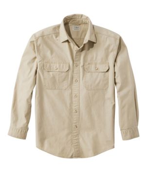 Men's Sunwashed Canvas Shirt, Traditional Fit