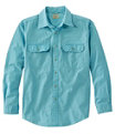 Sunwashed Canvas Shirt Long Sleeve Traditional Fit, Sea Blue, small image number 0