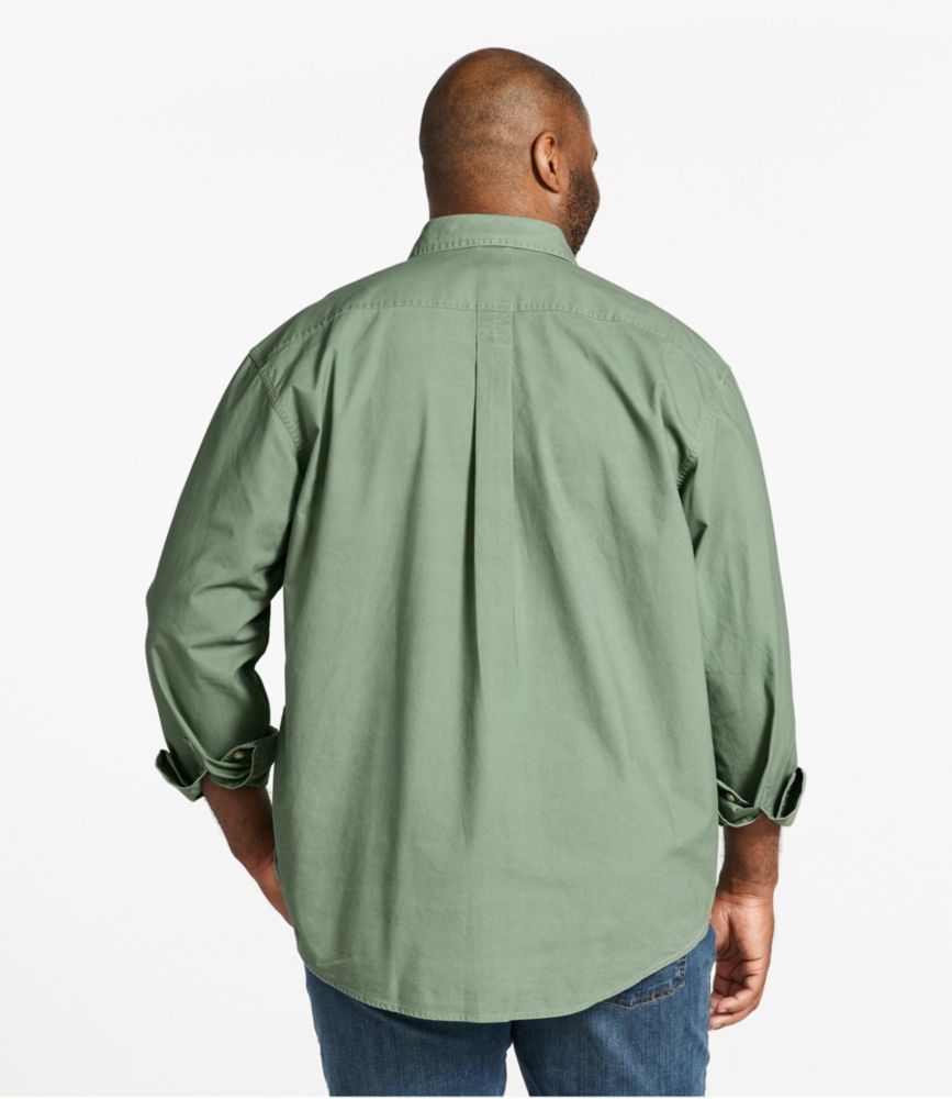 Men's Sunwashed Canvas Shirt, Traditional Fit