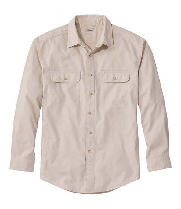 Sunwashed Canvas Shirt, Long Sleeve, Shore, large image number 0