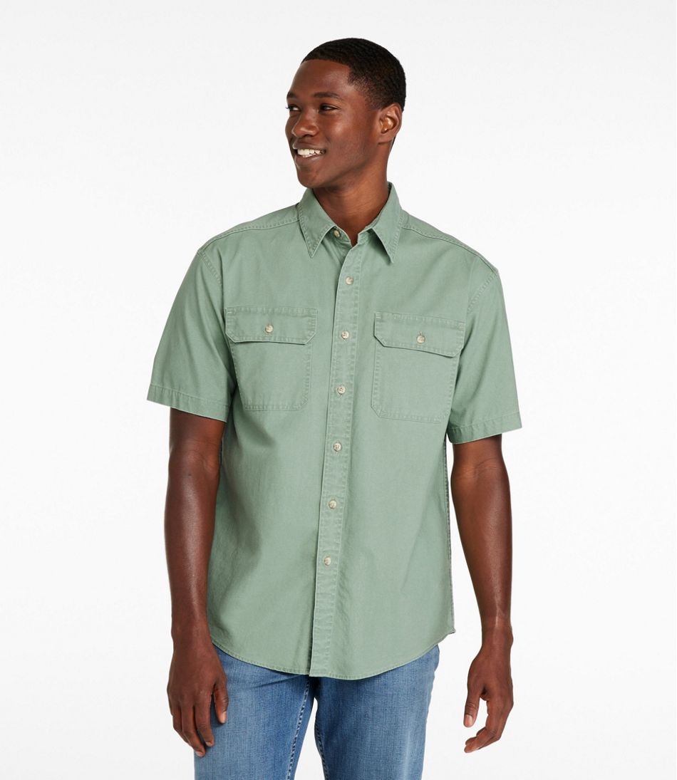 short sleeve dress shirts Quattro Flex Button Down White 3XL / White gather round Men's Perfect Purple Short Sleeve