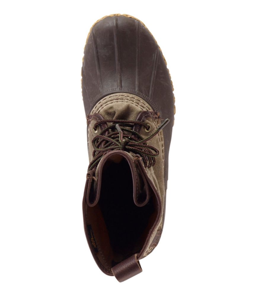 Women's Signature Waxed-Canvas Maine Hunting Shoe, 10", Marsh Brown/Brown, small image number 4