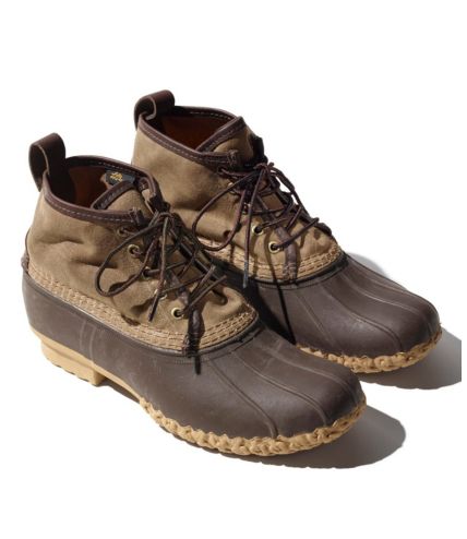 Signature Men's Waxed-Canvas Maine Hunting Shoe, 6 | Free Shipping at L ...