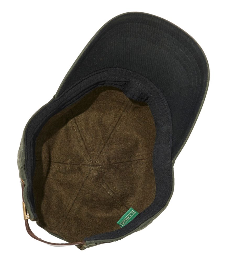Adults' Wool-Lined Waxed-Cotton Fowler's Cap, Khaki, small image number 4