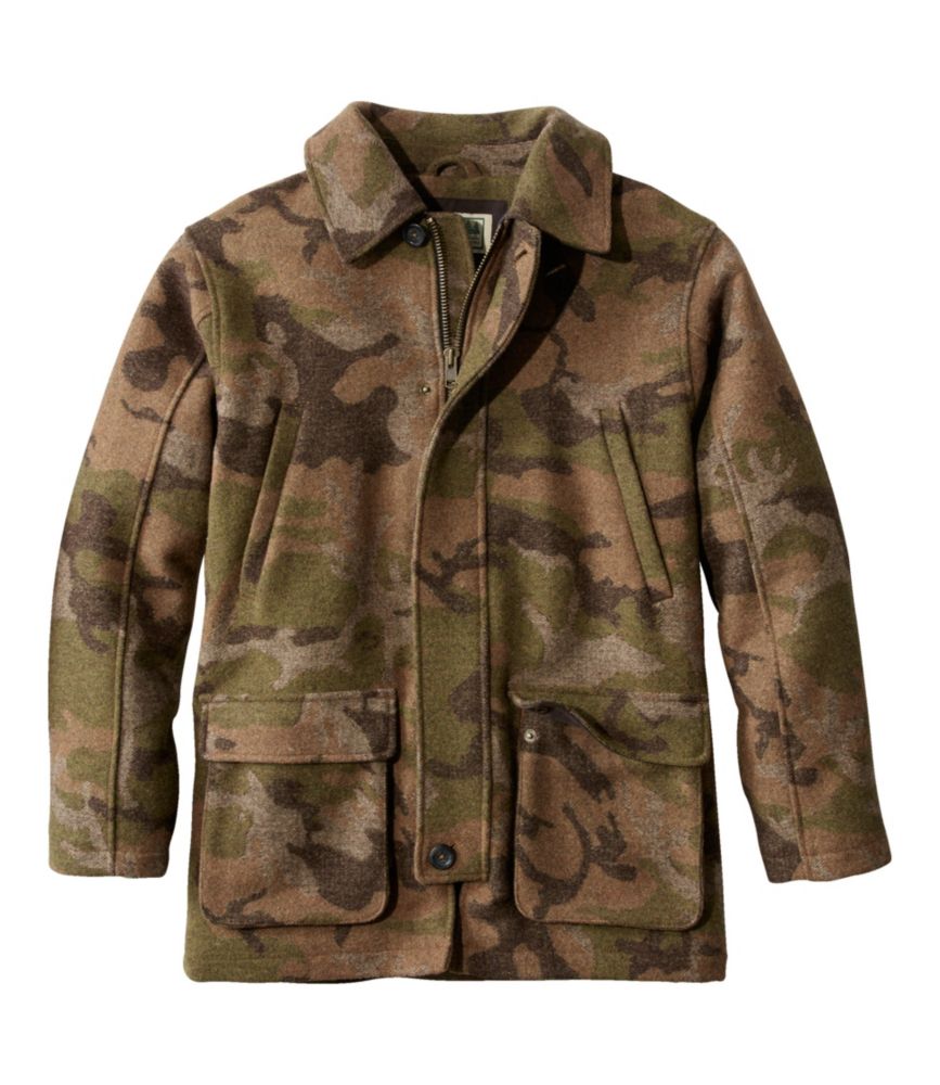 Men's Maine Guide Wool Parka, PrimaLoft, Camouflage, small image number 1