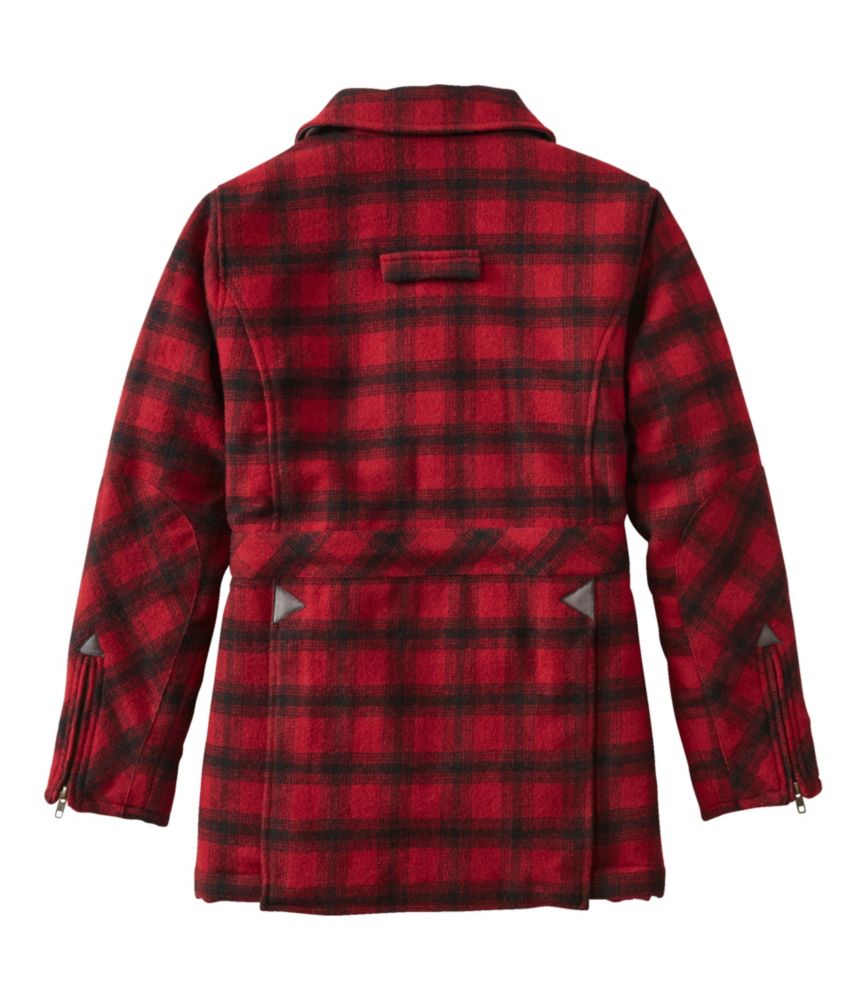 Women's Maine Guide Wool Parka, PrimaLoft, Red/Black Plaid, small image number 5