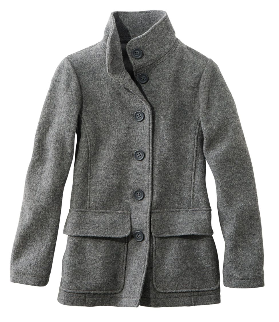 Boiled wool shop coats and jackets