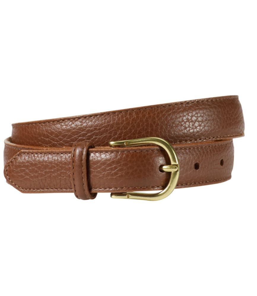 Women's Pebbled Leather Belt