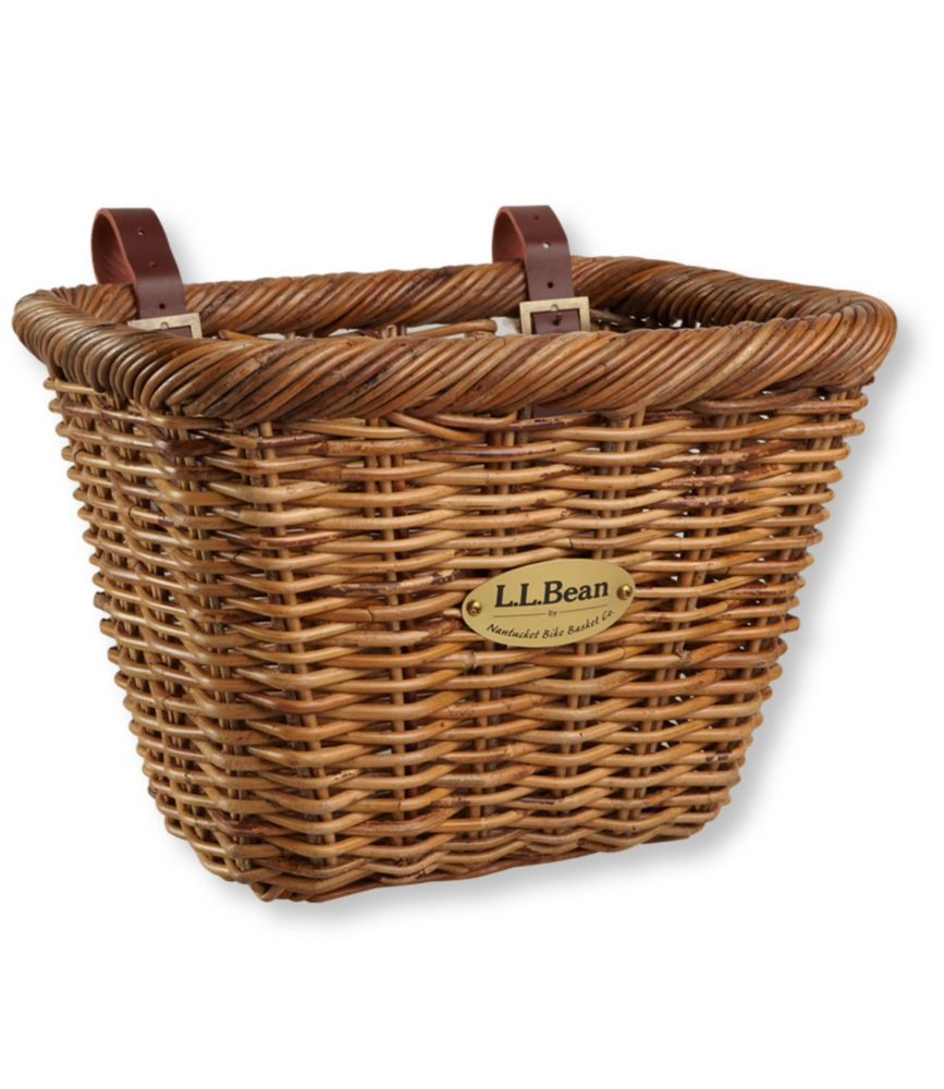 rattan bike basket