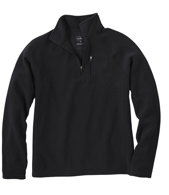 Fitness Fleece Quarter-Zip Pullover, Ink Black, large image number 0