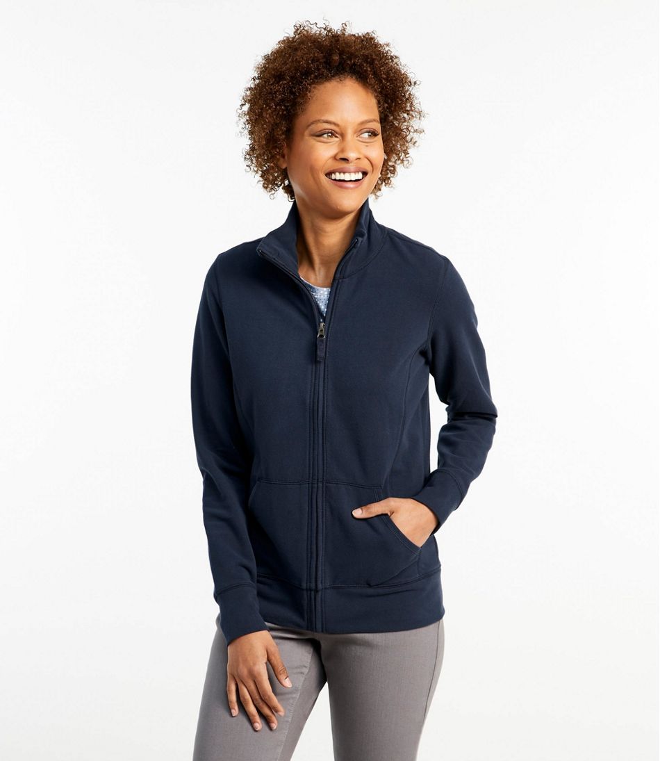 Women's Ultrasoft Sweats, Full-Zip Mock-Neck Jacket | Sweatshirts 