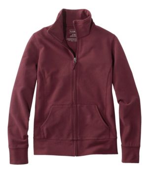 Women's Ultrasoft Sweats, Full-Zip Mock-Neck Jacket