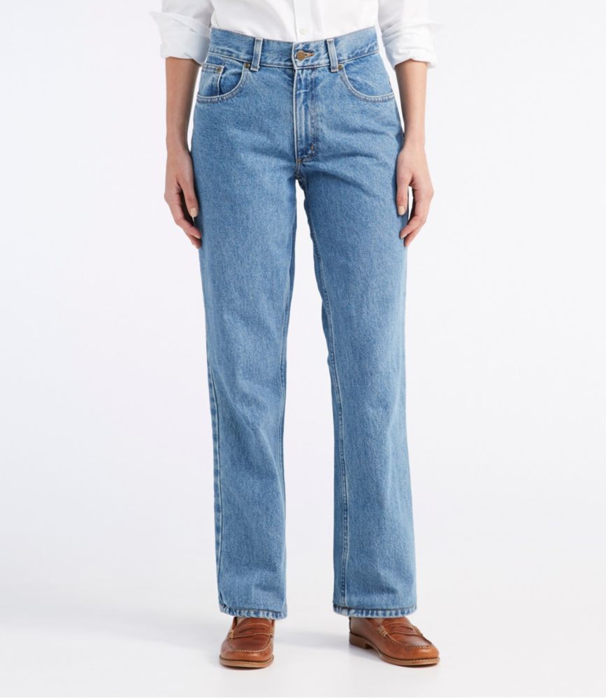 long straight leg jeans