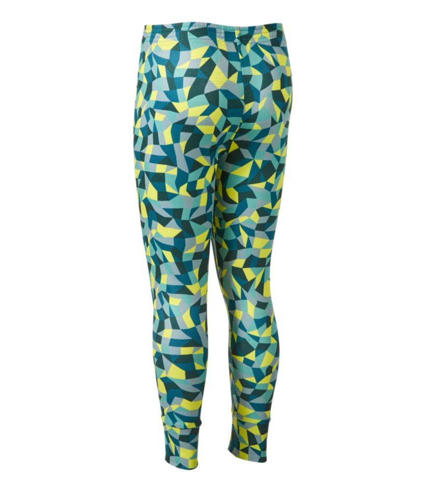 Kids' Wicked Warm Midweight Long Underwear, Pants Print, Astral Blue Geo, small image number 2