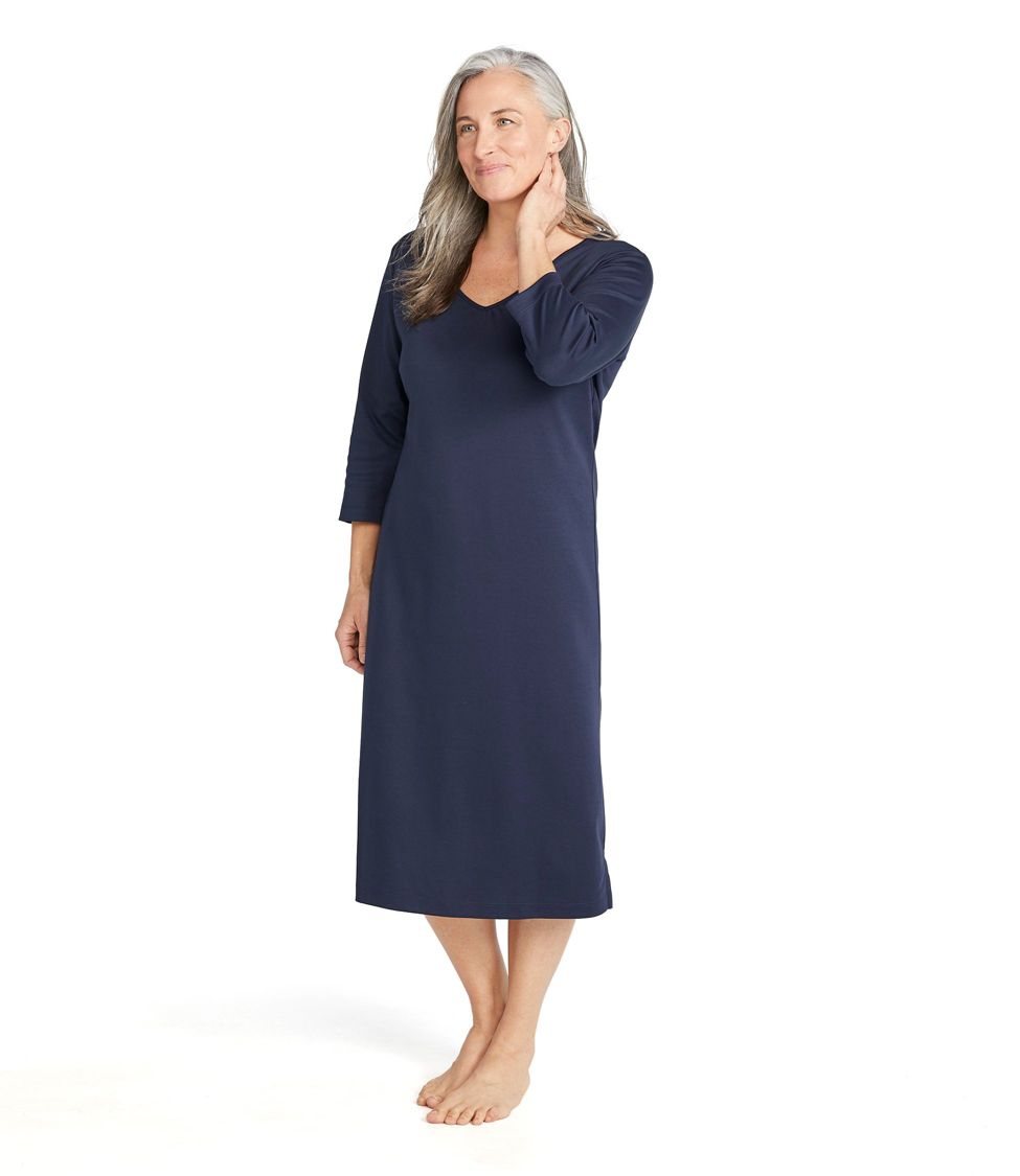 STJDM Nightgown,Female Long Sleeve Nightdress Women's