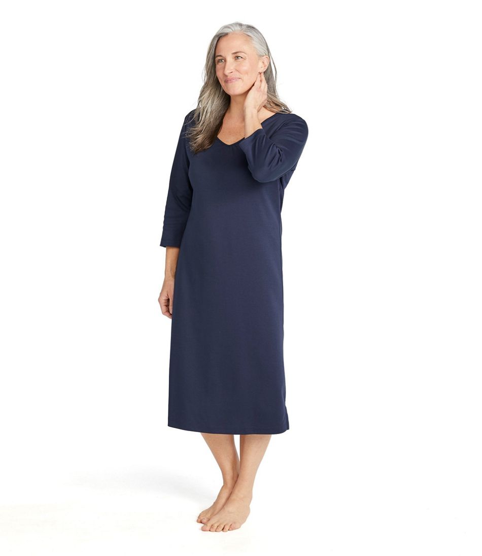 Women's Restorative Sleepwear, Long-Sleeve Henley at L.L. Bean