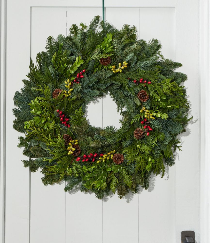 Woodland Berry Wreath | Free Shipping At L.L.Bean.