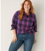 Women's Scotch Plaid Flannel Shirt, Relaxed