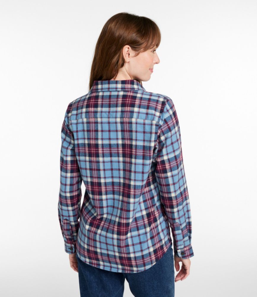 Women's Scotch Plaid Flannel Shirt, Relaxed