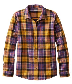 Women's Scotch Plaid Flannel Shirt, Relaxed