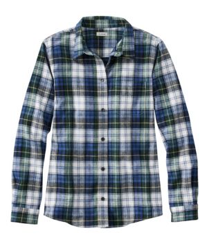 Women's Scotch Plaid Flannel Shirt, Relaxed