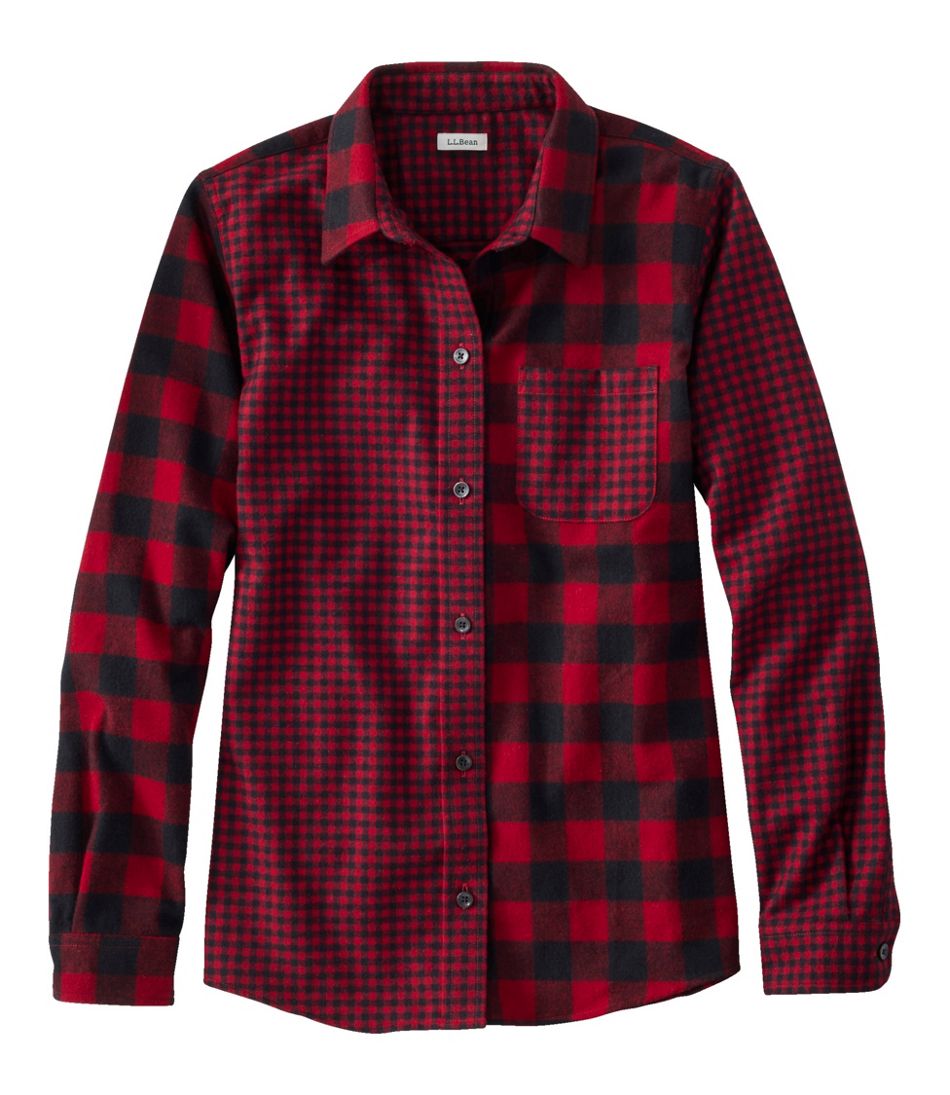 Women's Scotch Plaid Flannel Shirt, Relaxed | Shirts & Tops at L.L.Bean