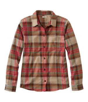 Women's Scotch Plaid Flannel Shirt, Relaxed