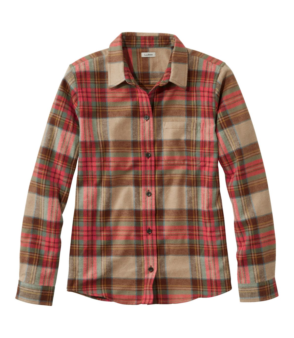 Women's Scotch Plaid Flannel Shirt, Relaxed at L.L. Bean