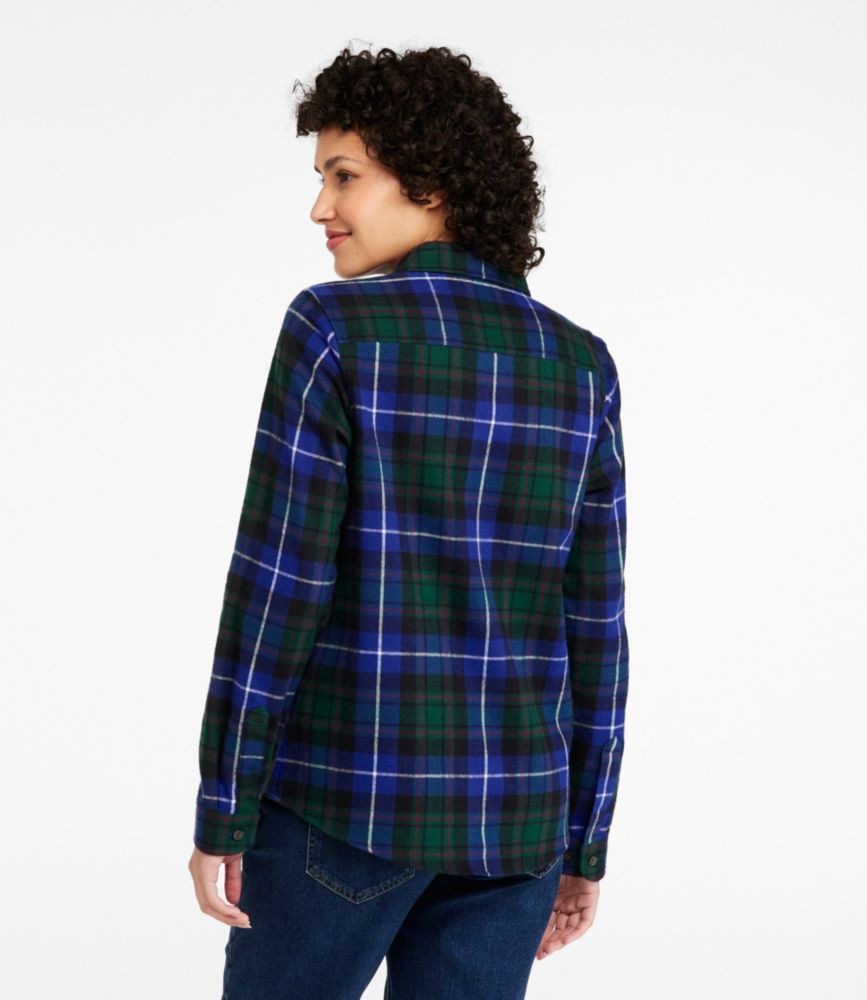 Women's Scotch Plaid Flannel Shirt, Relaxed