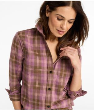 Women's Scotch Plaid Flannel Shirt, Relaxed