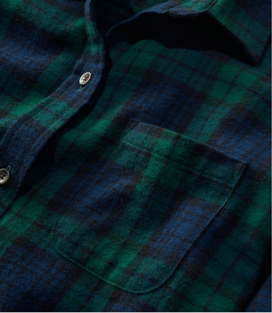 Women's Scotch Plaid Flannel Shirt, Relaxed | Shirts & Button