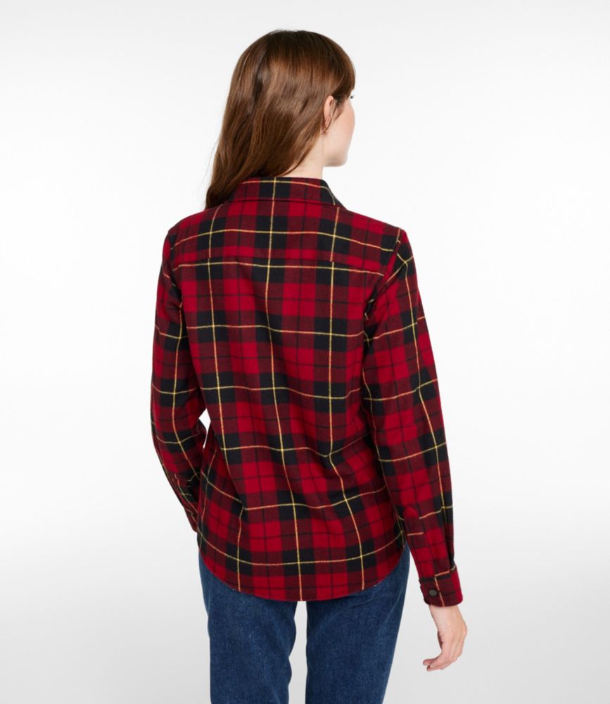 Women's Scotch Plaid Flannel Shirt, Relaxed