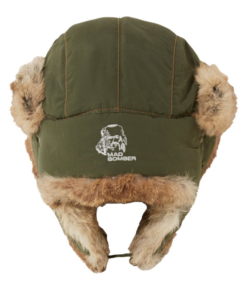 men's bomber hat rabbit fur