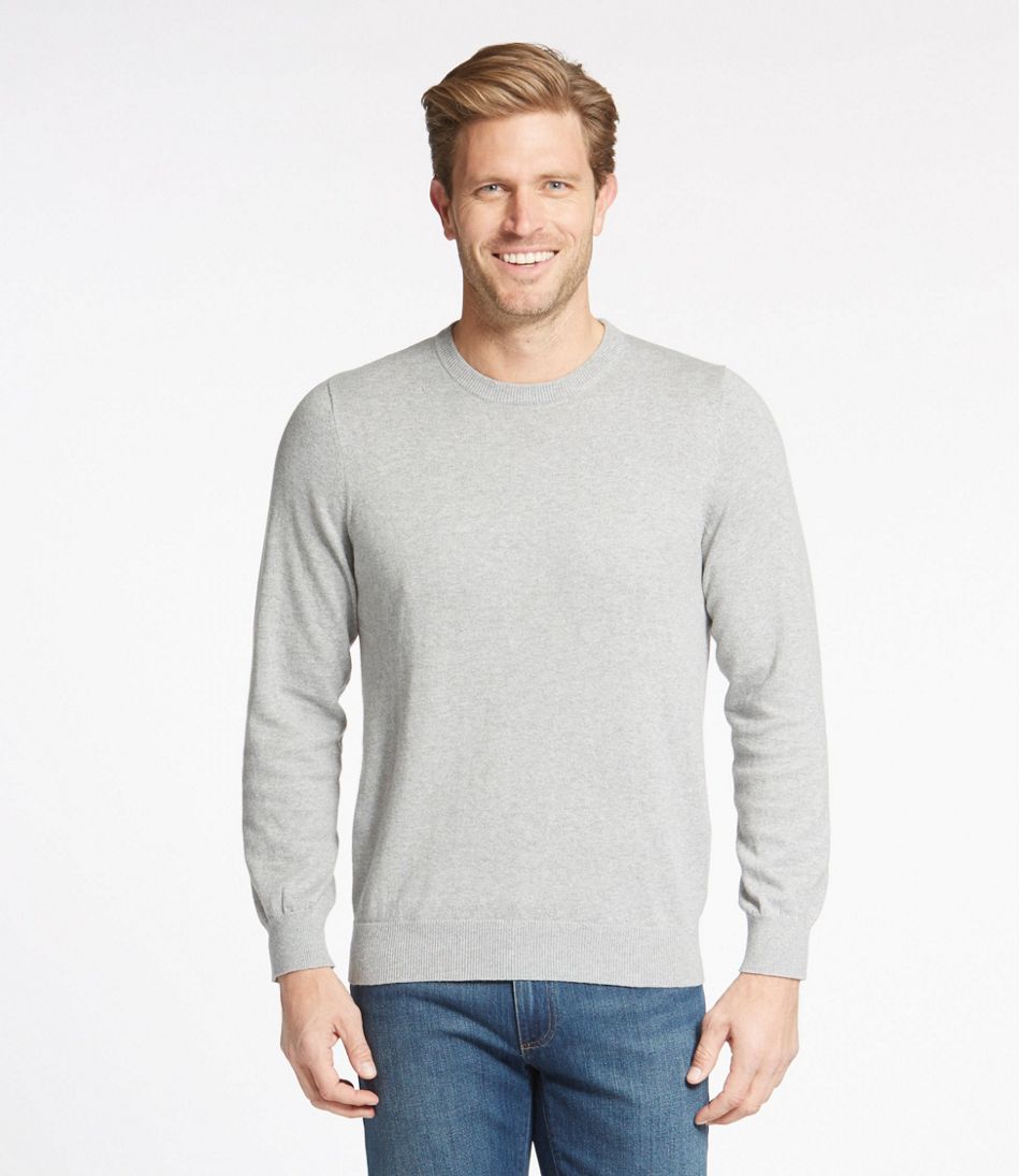 Men's Cotton/Cashmere Sweater, Crewneck | at L.L.Bean