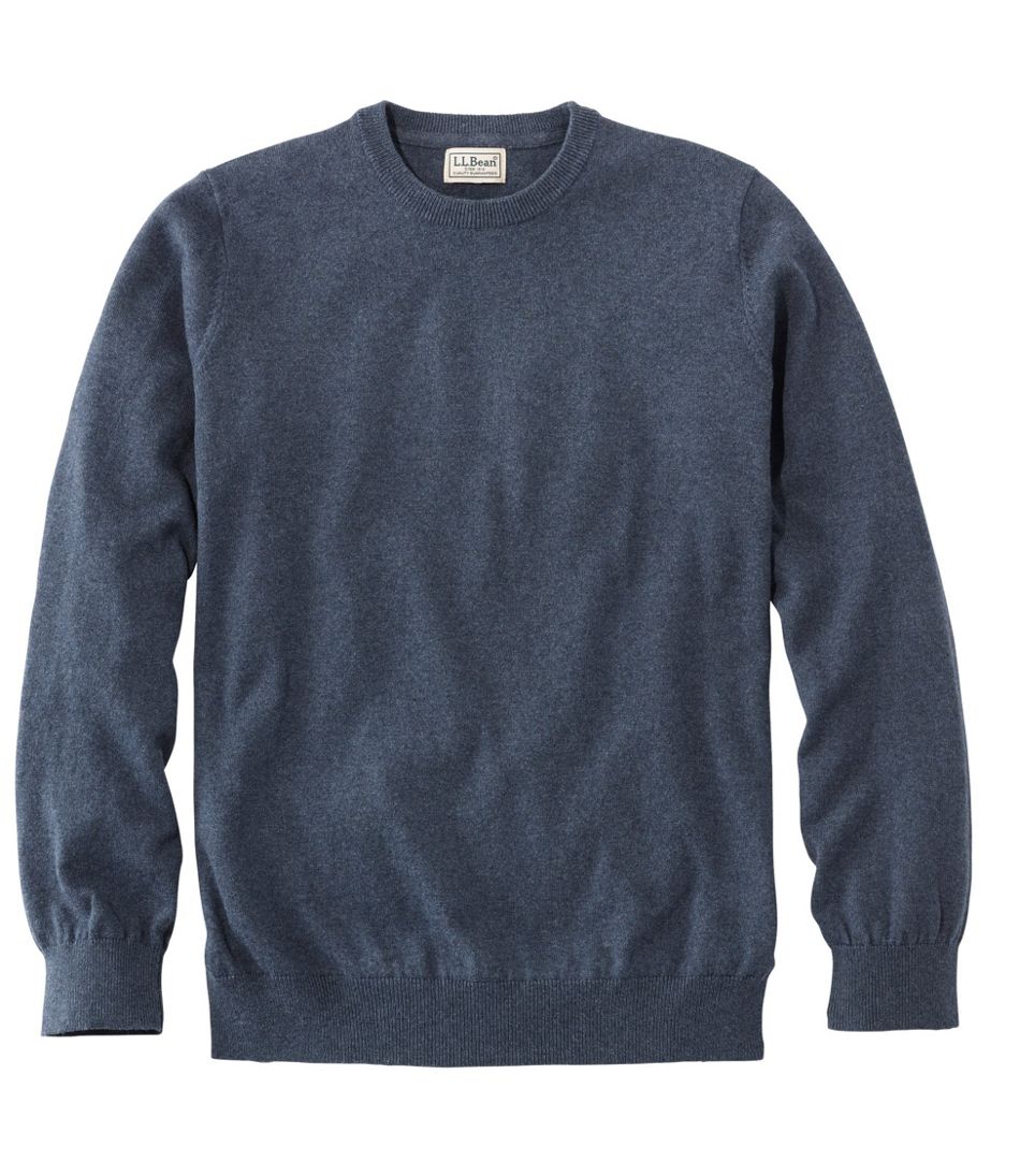 Men's Cotton/Cashmere Sweater, Crewneck | Sweatshirts & Fleece at L.L.Bean