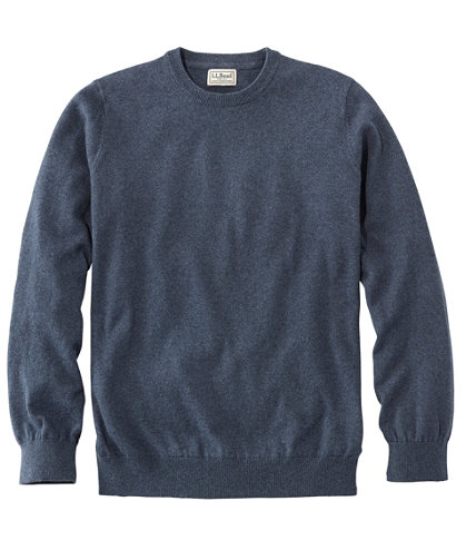 Men's Cotton/Cashmere Sweater, Crewneck | at L.L.Bean