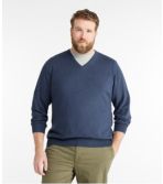 Men's Cotton/Cashmere Sweater, V-Neck