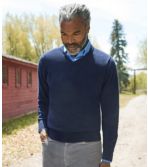 Men's Cotton/Cashmere Sweater, V-Neck