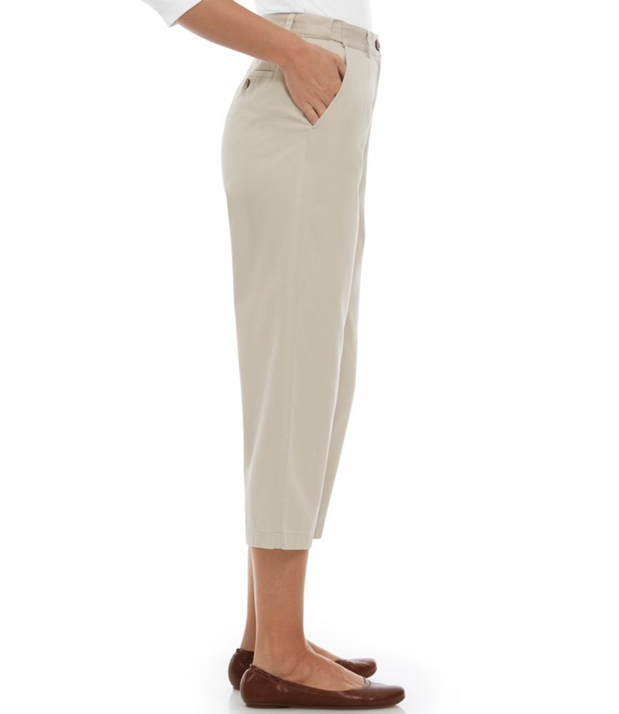 Women's Wrinkle-Free Bayside Pants, Ultra-High Rise Hidden Comfort Waist Crop Straight-Leg, , small image number 3