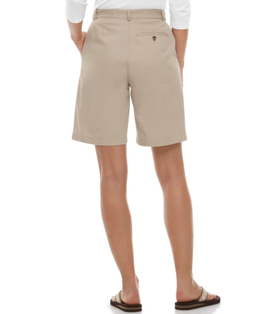 Women's Wrinkle-Free Bayside Shorts, Ultra High-Rise Hidden Comfort Waist 9", Heritage Stone, small image number 3