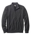 Men's Cotton Cashmere Quarter-Zip Sweater, Charcoal Heather, small image number 0