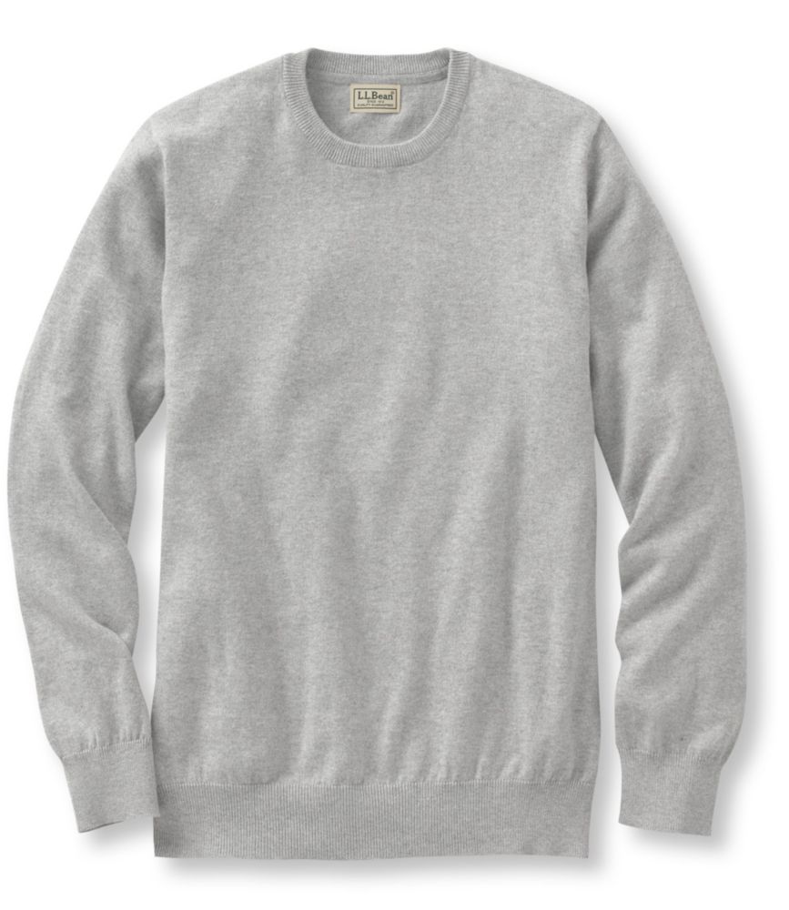 Men's Cotton/Cashmere Sweater, Crewneck | Sweatshirts & Fleece at L.L.Bean