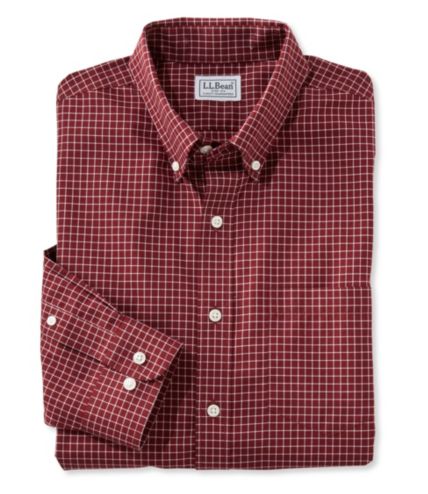 Men's Wrinkle-Free Check Shirt, Traditional Fit | Free Shipping at L.L ...