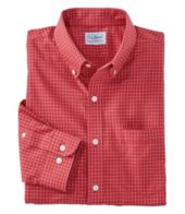 Men's Wrinkle-Free Check Shirt, Traditional Fit | Dress Shirts at 
